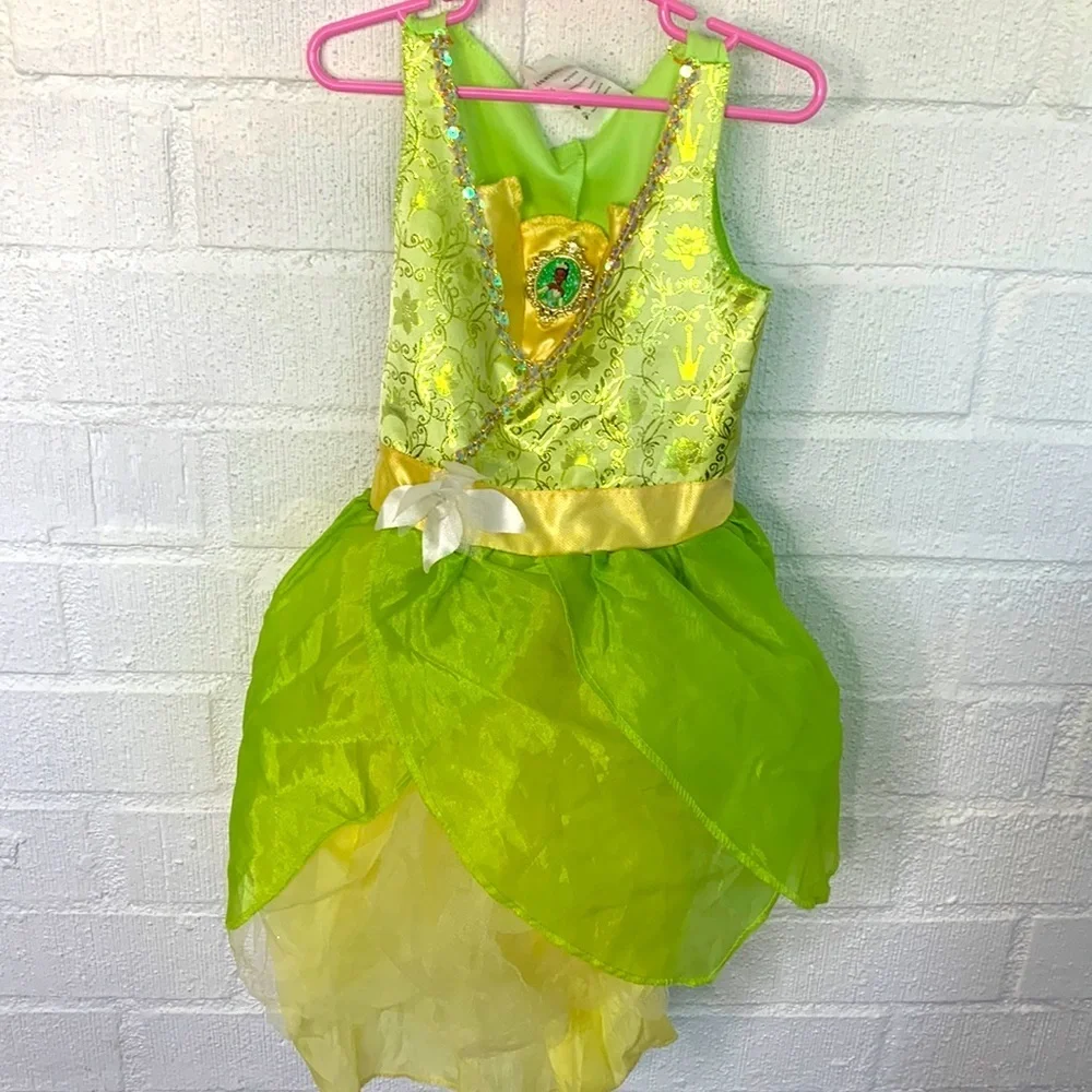 Disney Tiana Princess Costume Dress size 4-6X